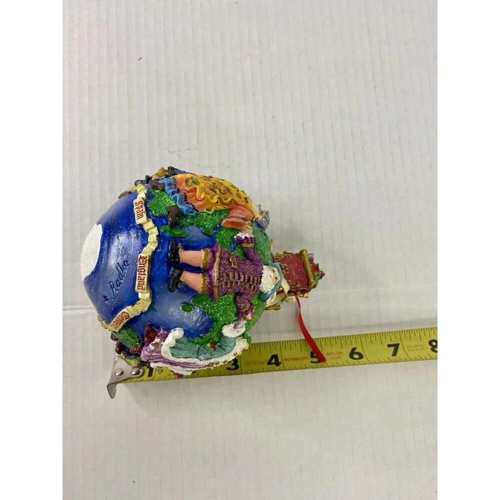 2001 Christopher Radko Santas‎ Around the World Christmas Ornament Vintage